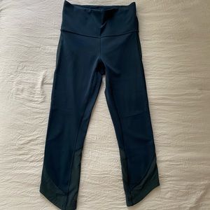 Teal/Navy Lululemon Capri Leggings